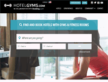 Tablet Screenshot of hotelgyms.com